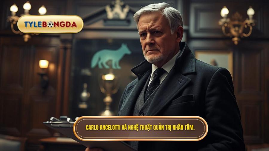 Carlo Ancelotti và nghệ thuật quản trị nhân tâm.