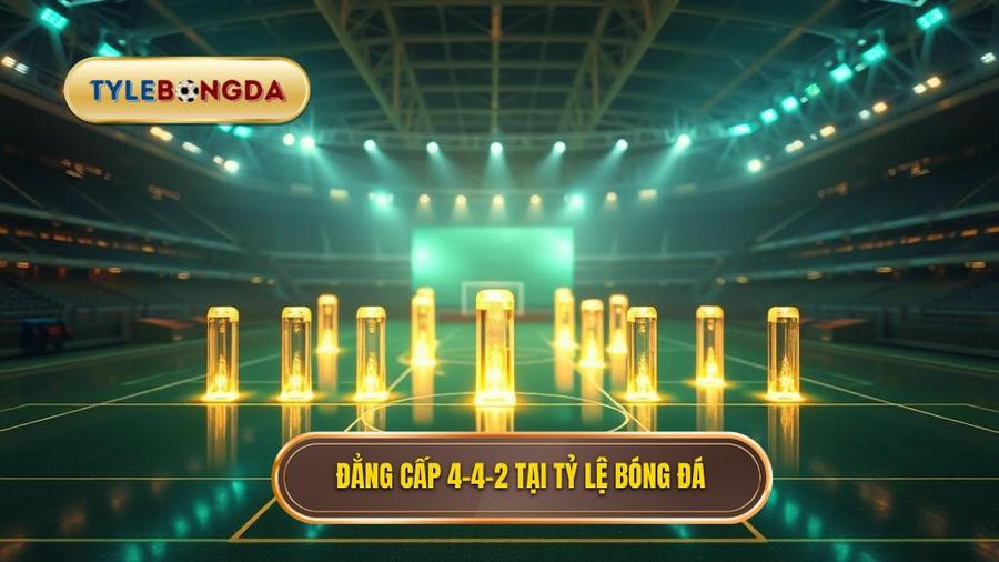 Chiến thuật 4-4-2 kim cương: Phân tích chuyên sâu từ TỶ LỆ BÓNG ĐÁ