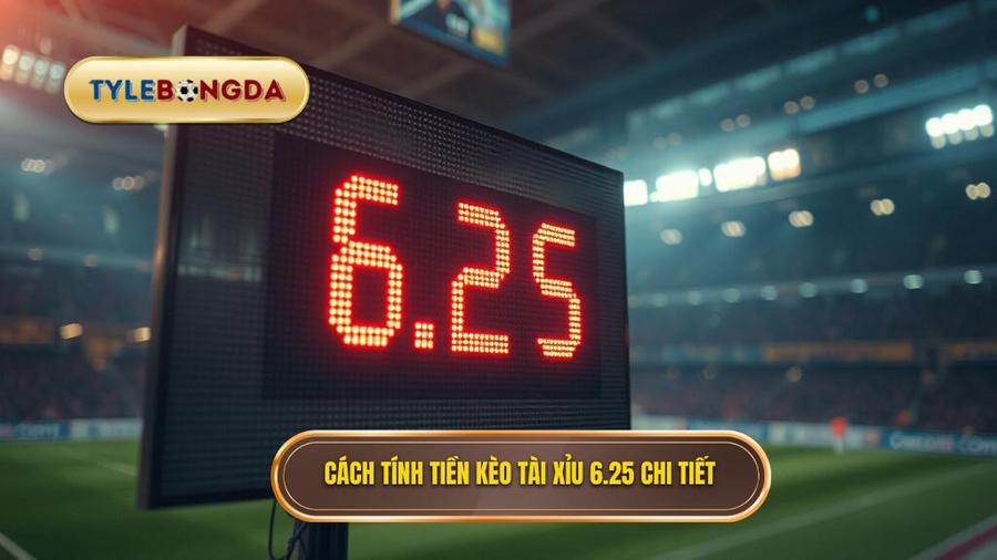Cách đọc và tính tiền kèo tài xỉu 6.25 chi tiết nhất