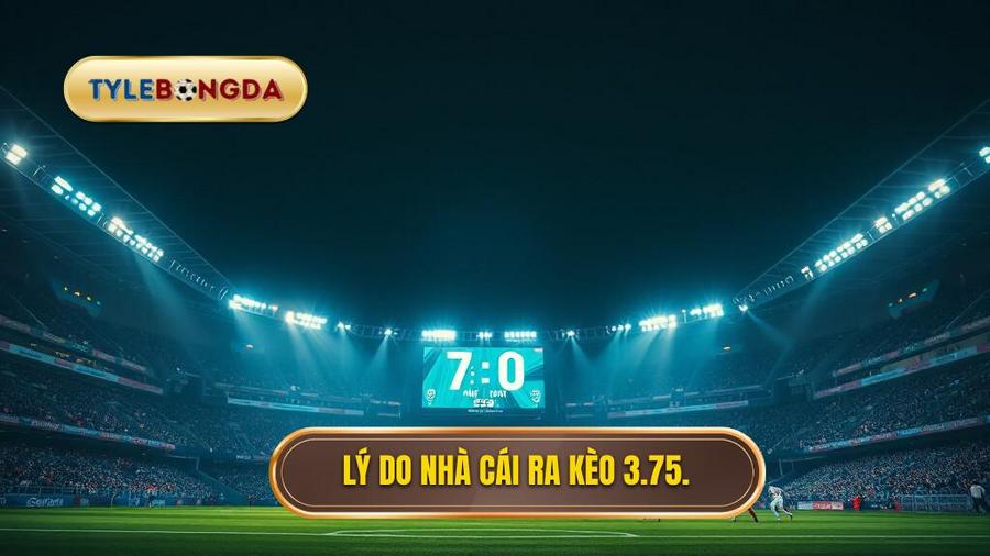 Tại sao nhà cái lại đưa ra mức kèo tài xỉu 3.75 hiệp 2?