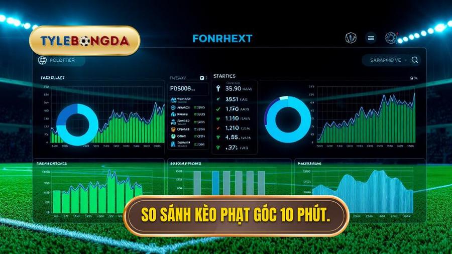 Bảng so sánh đặc điểm các đội bóng khi chơi kèo phạt góc 10 phút