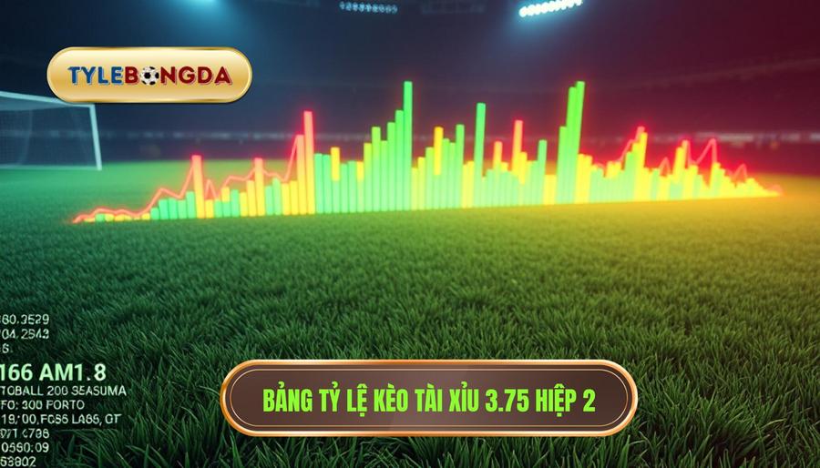 Bảng phân tích tỷ lệ thắng thua kèo tài xỉu 3.75 hiệp 2